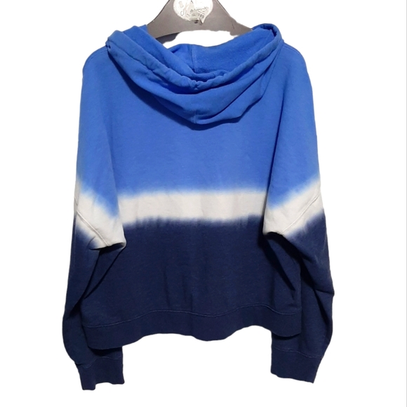 CALVIN KLEIN JEANS | Tie Dye Monogram Cropped Hoodie - Picture 2 of 2